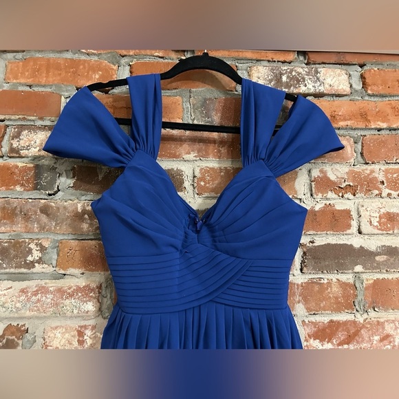 Lulus Come Away With Me Royal Blue Skater Dress Size Small - Picture 13 of 15